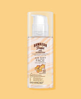 Tripack Loción Solar Hydrating Protection Air Soft Face SPF 30 50ml + 2 Lip Balms Tropical SPF 30