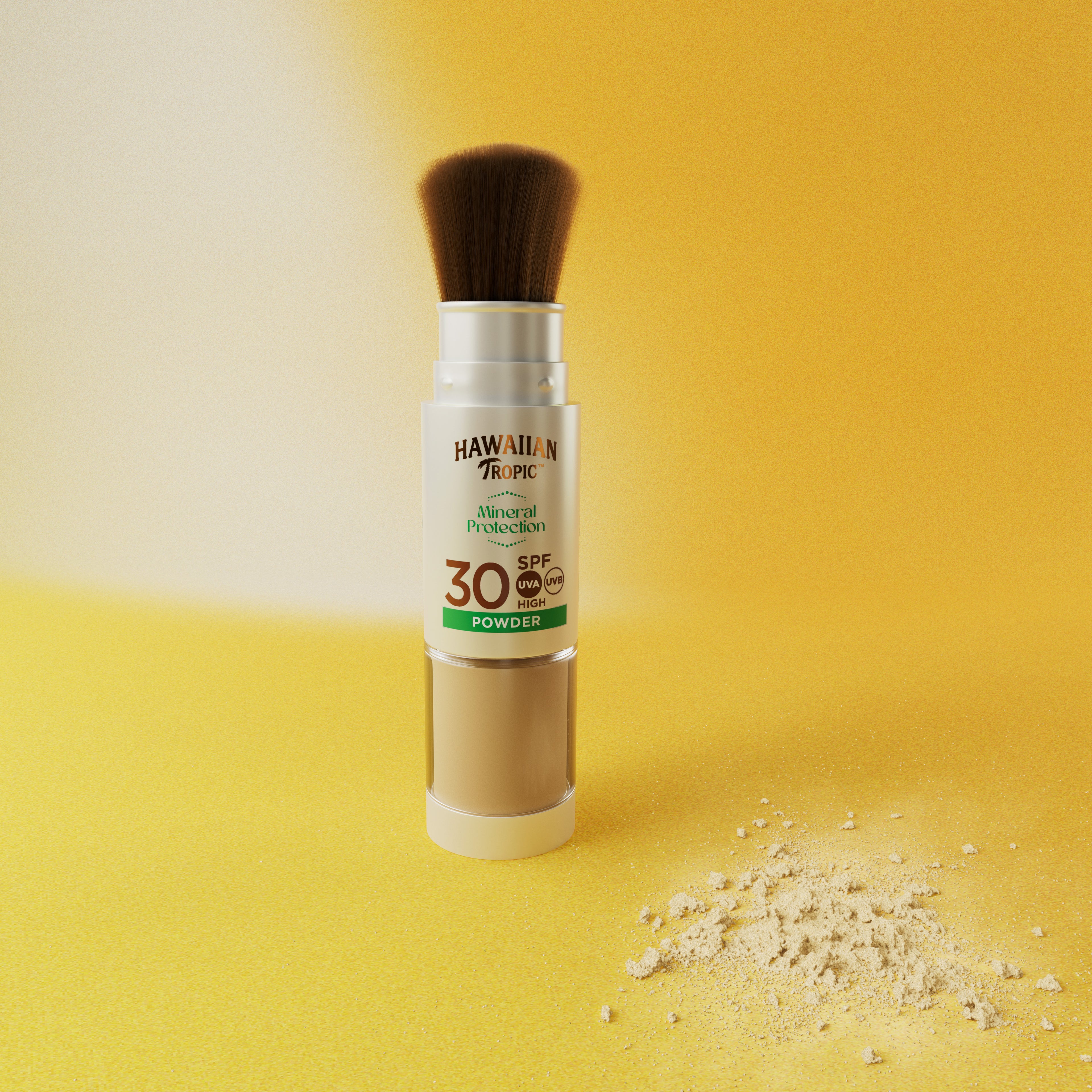 Mineral Brush SPF30 Sunscreen Powder with Brush and Color