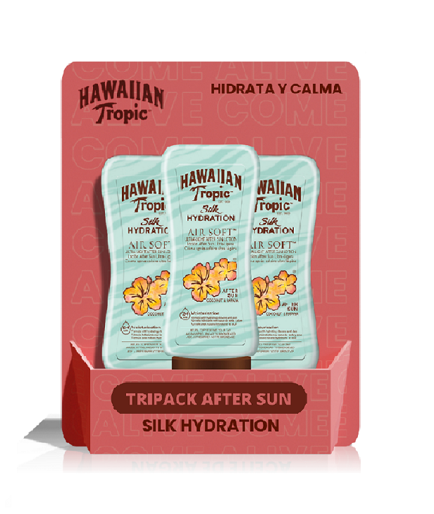 Tripack After Sun Silk Hydration Air Soft 180 ml - 3 unidades