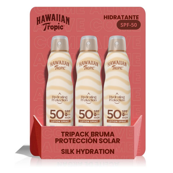 Tripack Bruma Silk Hydration Air Soft SPF 50 220 ml - 3 unidades
