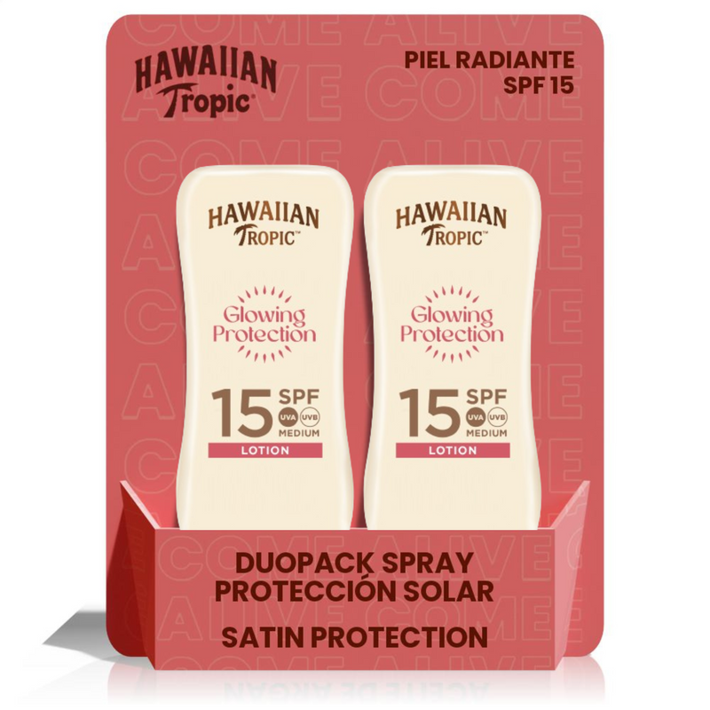 Duopack Loción Glowing Protection SPF 15 - 180 ml