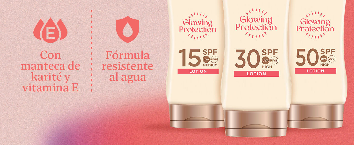 Loción Solar Glowing Protection FPS30 180ml