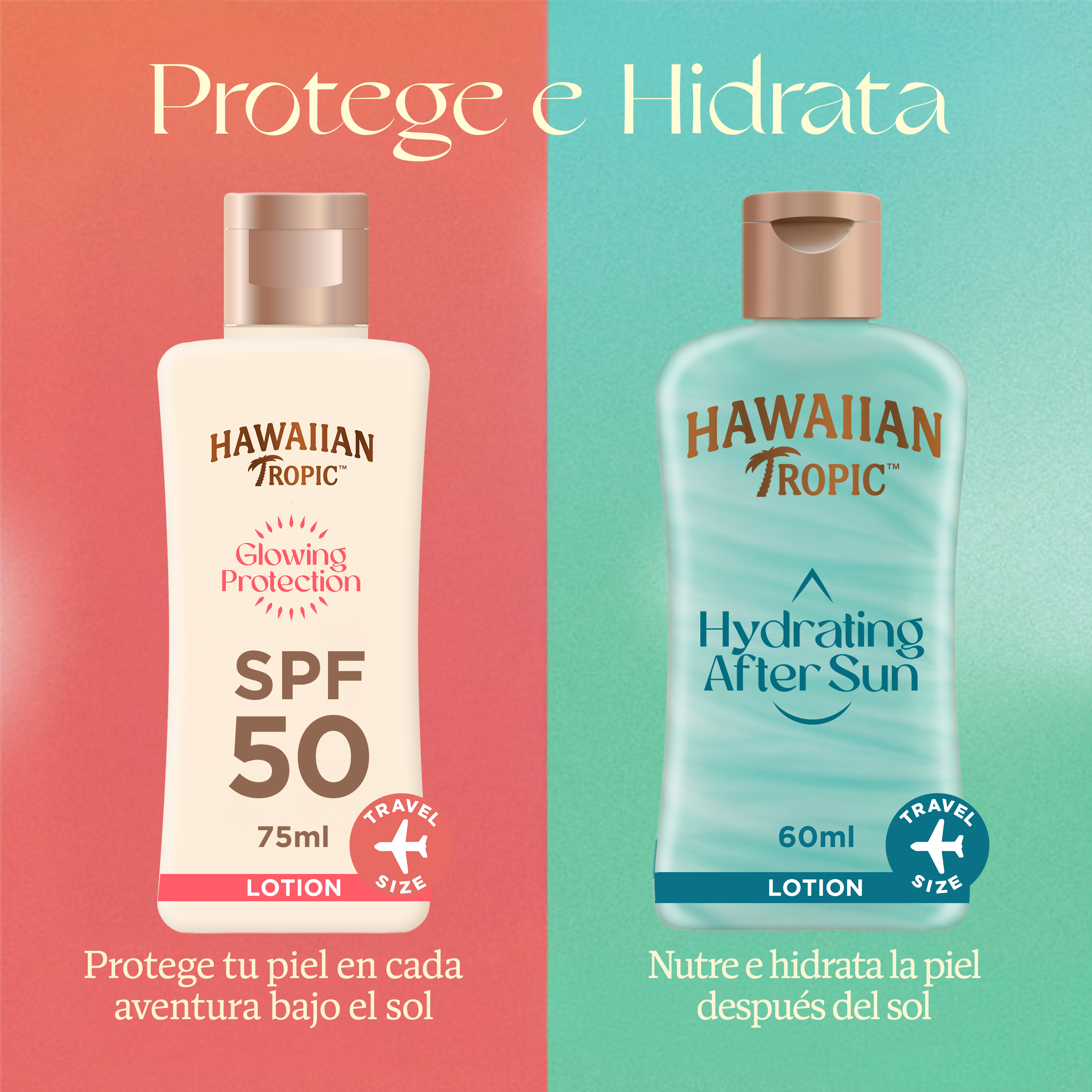Loción Solar Glowing Protection Mini FPS50 75ml