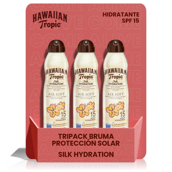 Tripack Bruma Silk Hydration Air Soft SPF 15 177ml - 3 unidades