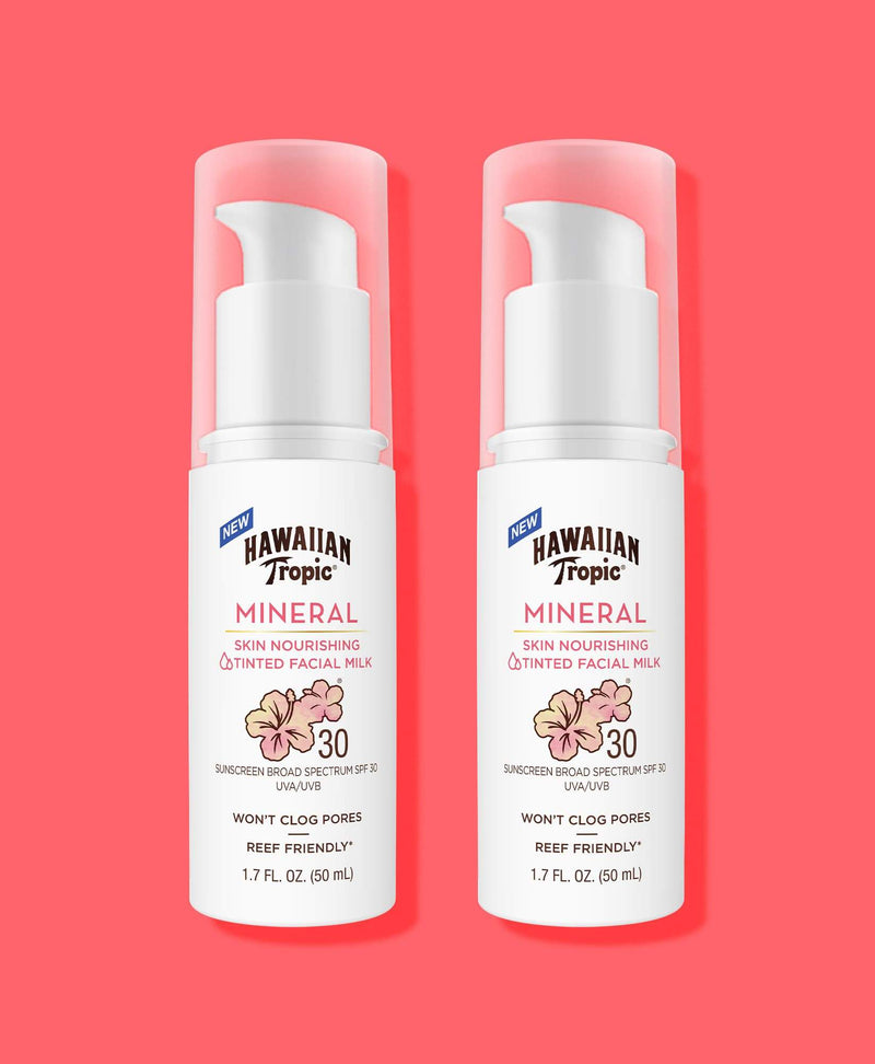 Hawaiian Tropic® Mineral Skin Nourishing for Face SPF 30 - 2 Pack