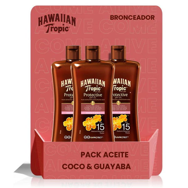 Pack de 3 Unidades - Aceite Solar Protector Bronceador MINI SPF 15 - 100ml