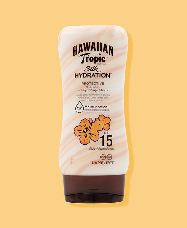 Loción Solar Protectora Silk Hydration SPF 15 180 ml